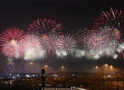 开化县焰火晚会